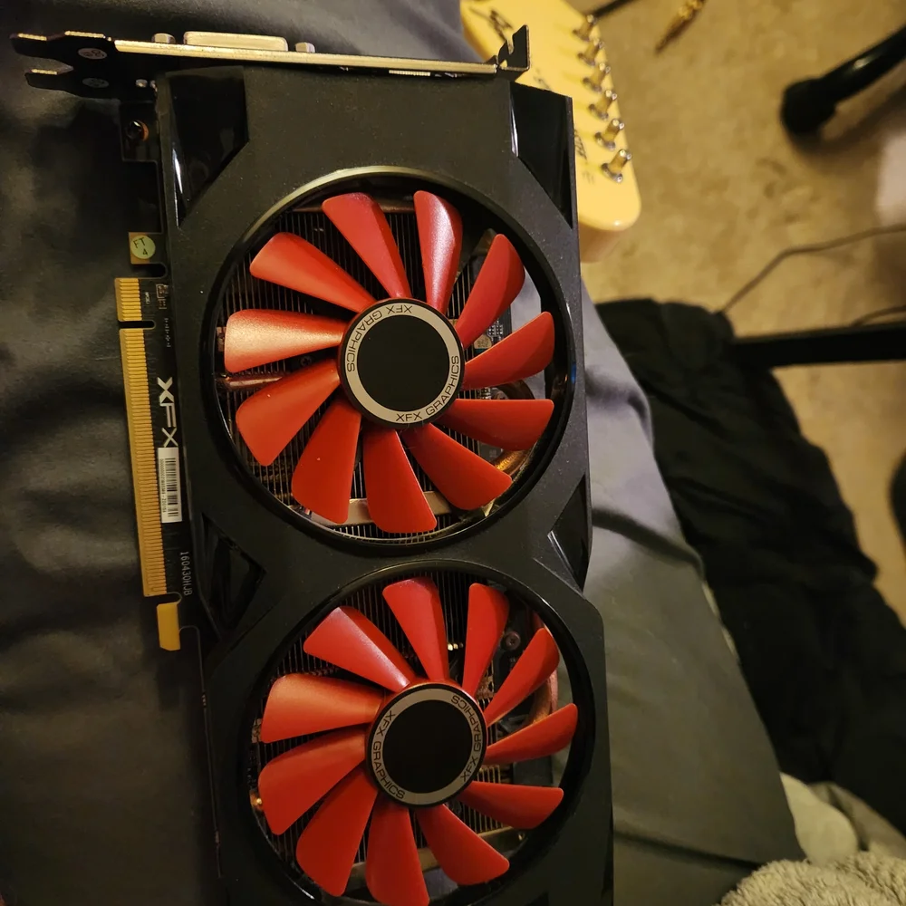 XFX Black and Red Graphics Card